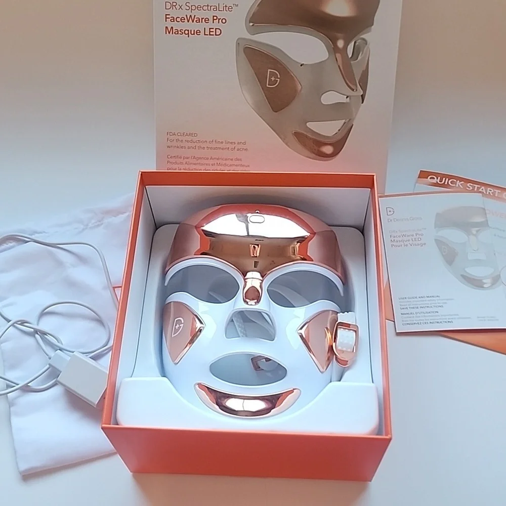 Dr. Dennis Gross SpectraLite FaceWare Pro LED Mask - Rose Gold/White